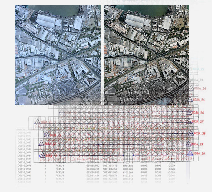 GeoDyn - What we do - Aerial Images Scanning Georeferencing